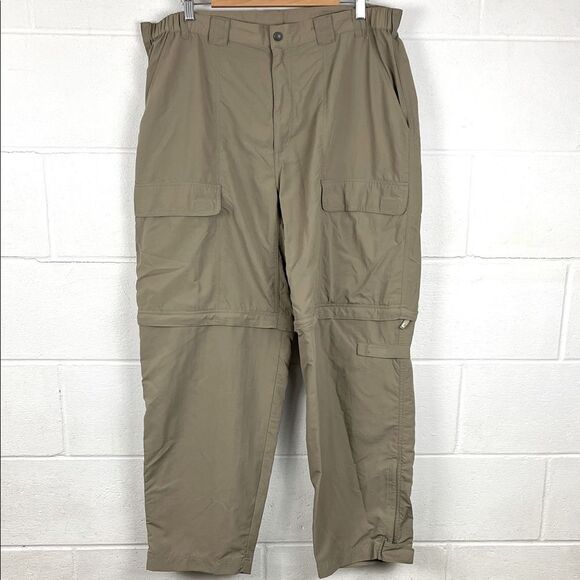 Gander Mountain men’s cargo hiking convertible nylon pant outdoor size XL - Picture 1 of 5